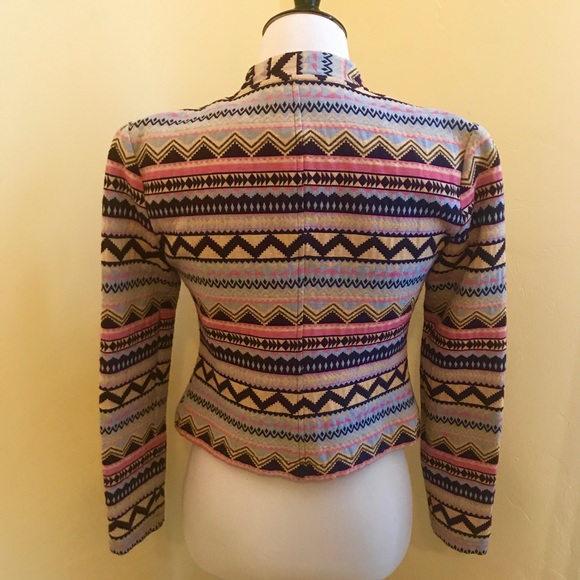 Octavia tribal print zip-up jacket - Picture 4 of 8